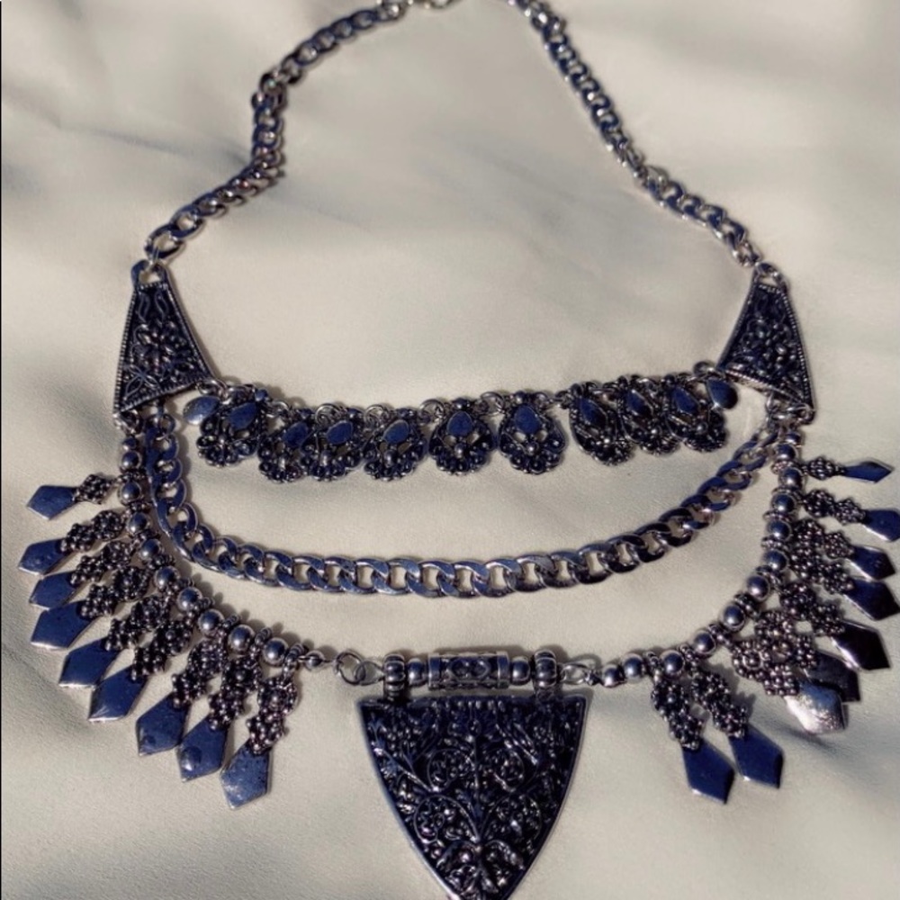 Boho layer necklace